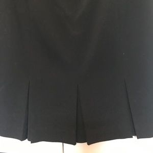 Like new! Black triple pleat work skirt